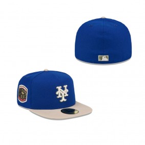 New York Mets Canvas 59FIFTY A-Frame Fitted Hat