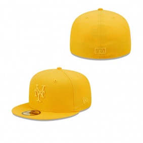 Men's New York Mets Gold Tonal 59FIFTY Fitted Hat