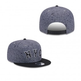 Men's New York Mets Graphite Black 2024 City Connect Alternate 9FIFTY Snapback Hat