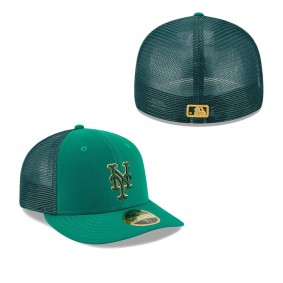 Men's New York Mets Kelly Green 2023 St. Patrick's Day Low Profile 59FIFTY Fitted Hat
