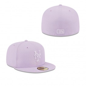 Men's New York Mets Lavender 2023 Spring Color Basic 59FIFTY Fitted Hat