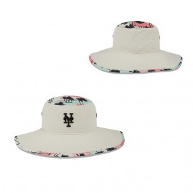 Men's New York Mets Natural Retro Beachin' Bucket Hat
