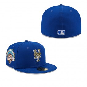 Men's New York Mets Royal 50th Anniversary Spring Training Botanical 59FIFTY Fitted Hat