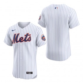 Men's New York Mets White Home Elite Jersey