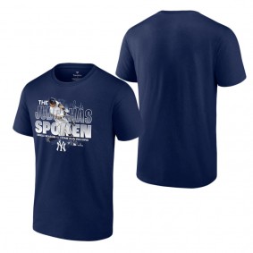 Men's New York Yankees Aaron Judge Navy American League Home Run Record Big & Tall T-Shirt