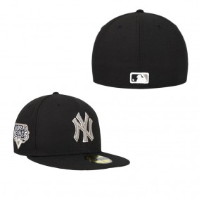 Men's New York Yankees Black Chrome Camo Undervisor 59FIFTY Fitted Hat