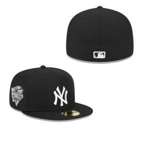 Men's New York Yankees Black Sidepatch 59FIFTY Fitted Hat