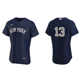 Men's New York Yankees Charlie Hayes Navy Authentic Jersey
