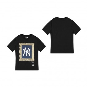 New York Yankees Curated Customs Black T-Shirt
