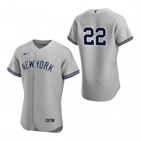 Men's New York Yankees Juan Soto Gray Authentic Road Jersey