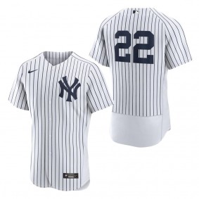 Men's New York Yankees Juan Soto White Home Authentic Jersey