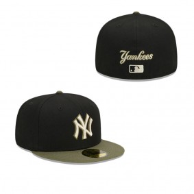 New York Yankees Khaki Green 59FIFTY Fitted Hat