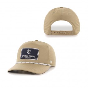 Men's New York Yankees Khaki Oxford Tech Hitch Snapback Hat