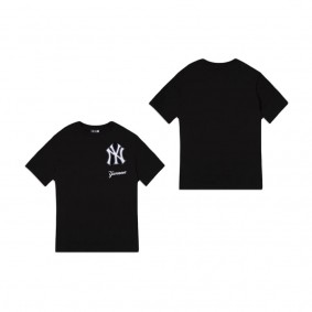 New York Yankees Logo Select Black T-Shirt