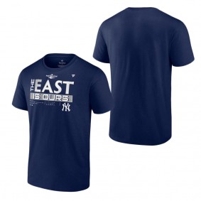 Men's New York Yankees Navy 2022 AL East Division Champions Locker Room T-Shirt