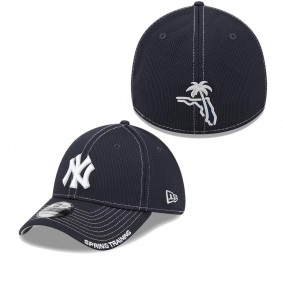 Men's New York Yankees Navy 2023 Spring Training Mesh 39THIRTY Flex Hat