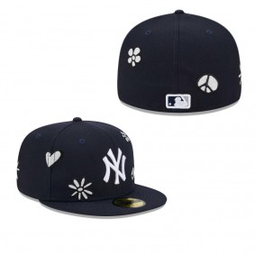 Men's New York Yankees Navy Sunlight Pop 59FIFTY Fitted Hat
