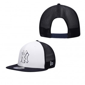Men's New York Yankees Navy White 2023 On-Field Batting Practice 9FIFTY Snapback Hat