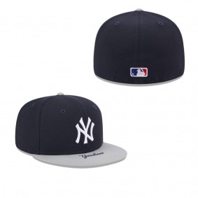 New York Yankees On Deck 59FIFTY Fitted Hat Navy Gray
