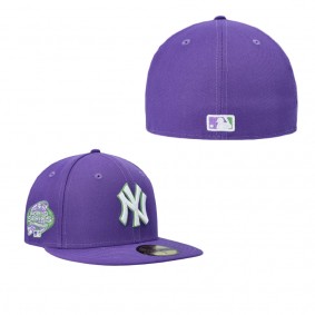 Men's New York Yankees Purple Lime Side Patch 59FIFTY Fitted Hat
