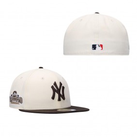 Men's New York Yankees Tan Brown Concepts Champions 59FITY Fitted Hat