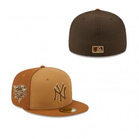 New York Yankees Tri-Tone Brown 59FIFTY Fitted Hat