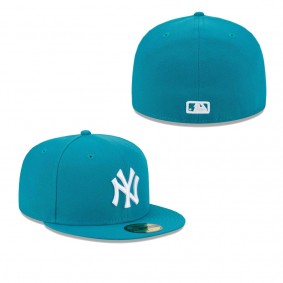 Men's New York Yankees Turquoise 59FIFTY Fitted Hat
