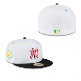 Men's New York Yankees White Neon Eye 59FIFTY Fitted Hat