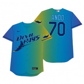 Nick Anderson Ando Blue 2021 Players' Weekend Nickname Jersey