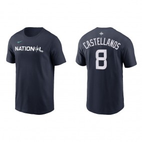 Nick Castellanos National League Navy 2023 MLB All-Star Game Name & Number T-Shirt
