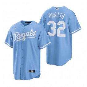 Kansas City Royals Nick Pratto Nike Blue Replica Alternate Jersey