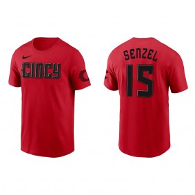 Nick Senzel Cincinnati Reds Nike Red 2023 City Connect T-Shirt