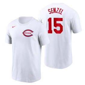 Reds Nick Senzel White 2022 Field of Dreams T-Shirt