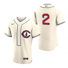 Cubs Nico Hoerner Cream 2022 Field of Dreams Authentic Jersey