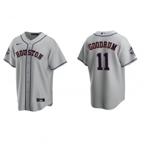 Niko Goodrum Houston Astros Gray 2022 World Series Road Replica Jersey