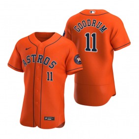 Men's Houston Astros Niko Goodrum Orange Authentic Alternate Jersey
