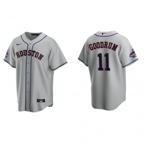Niko Goodrum Houston Astros Gray 2022 World Series Champions Road Replica Jersey