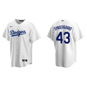 Noah Syndergaard Men's Los Angeles Dodgers Nike White Home Replica Jersey