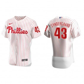 Phillies Noah Syndergaard White Authentic Home Jersey