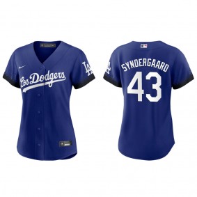Noah Syndergaard Women's Los Angeles Dodgers Nike Royal City Connect Replica Jersey