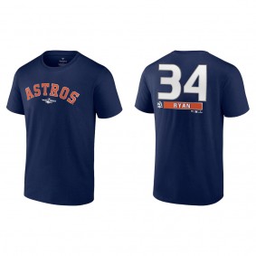 Nolan Ryan Houston Astros Navy 2022 World Series T-Shirt