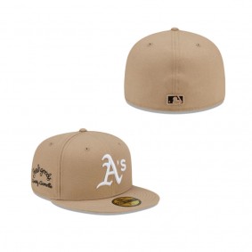 Oakland Athletics Camel 59FIFTY Fitted Hat