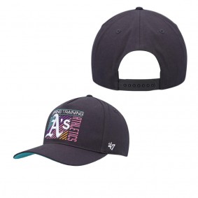Men's Oakland Athletics Charcoal 2023 Spring Training Reflex Hitch Snapback Hat
