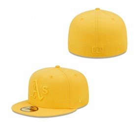 Men's Oakland Athletics Gold Tonal 59FIFTY Fitted Hat
