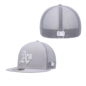 Men's Oakland Athletics Gray 2023 On-Field Batting Practice 59FIFTY Fitted Hat