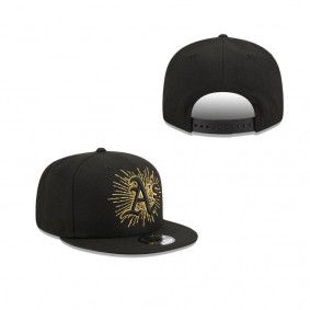 Oakland Athletics Metallic Logo 9FIFTY Snapback Hat