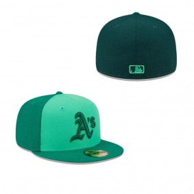 Oakland Athletics Tri-Tone Team 59FIFTY Fitted Hat