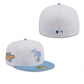 Men's Oakland Athletics White Sky 59FIFTY Fitted Hat