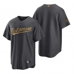 Baltimore Orioles Charcoal 2022 MLB All-Star Game Replica Jersey