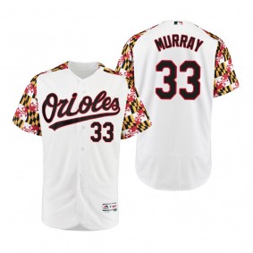 Baltimore Orioles Eddie Murray White Turn Back the Clock Maryland Day Jersey